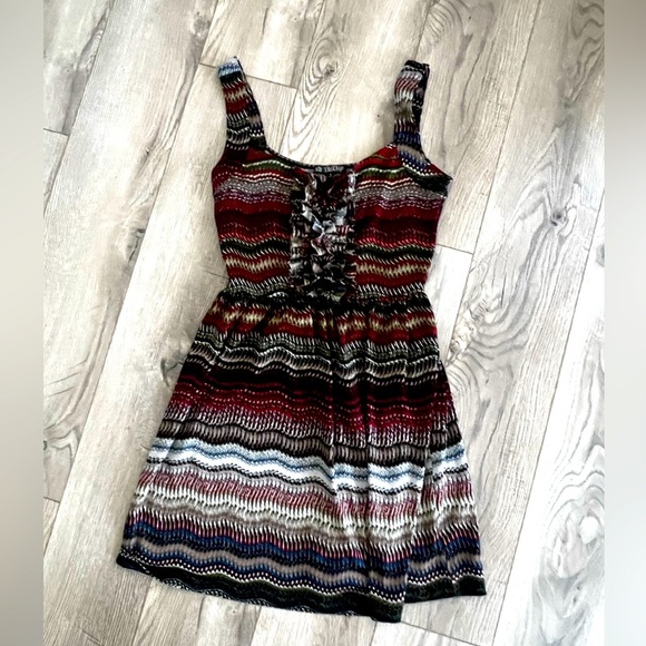 Bebop Boho Multicolor Striped Women's Dress size S - Picture 1 of 3